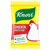 KNORR CUBES CHICKEN SINGLES 48/12/10G