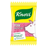 KNORR CUBES PORK SINGLES 48/12/10G