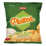 PIATTOS SOUR CREAM & ONION 80/40G