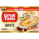 GREAT TASTE COFFEE WHITE TWIN 21/10+1/50G-P